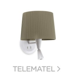 Aplique SAMBA lector blanco encintada E27 215x160 verde con referencia 64308-37 de la marca FARO.