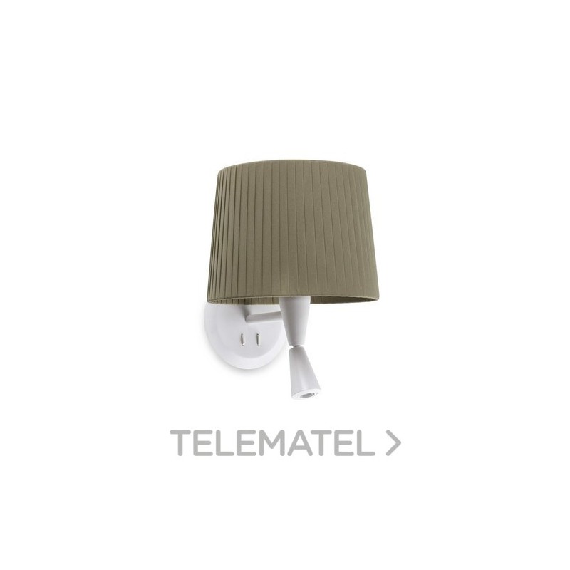 Aplique SAMBA lector blanco encintada E27 215x160 verde con referencia 64308-37 de la marca FARO.
