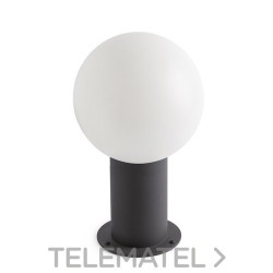 Luminaria sobremuro MOON H300 1xE27 15W gris oscuro con referencia 74433S-01 de la marca FARO.
