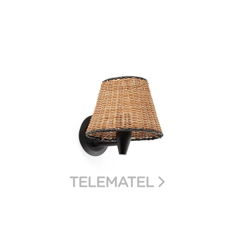 Aplique SUMBA pantalla rattan E27 ø210x160xø120 negro con referencia 64307-71 de la marca FARO.