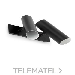 Aplique LINK 2xG10 acero negro con referencia 29876 de la marca FARO.