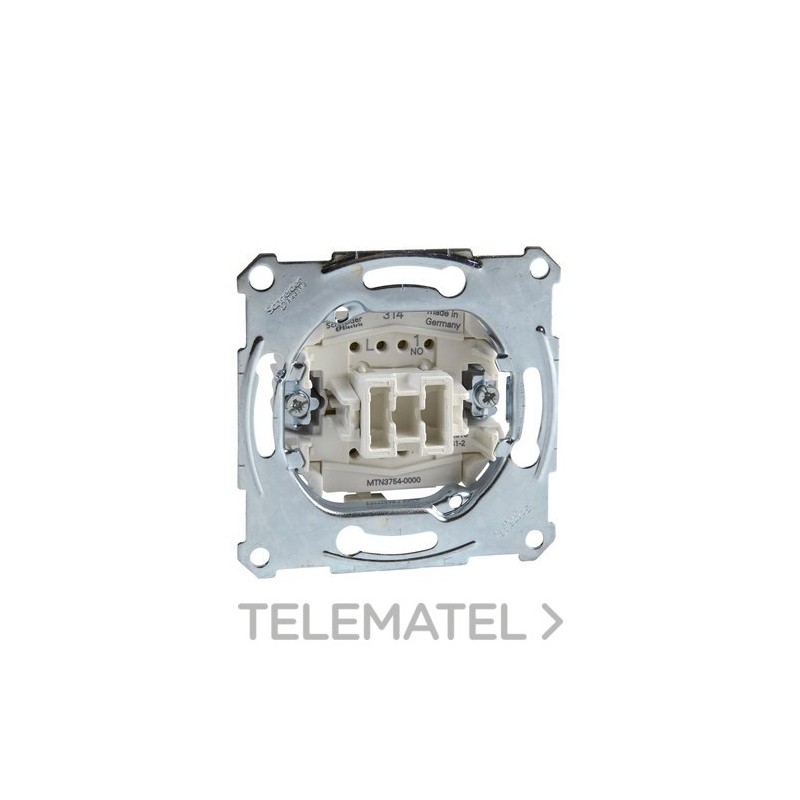 Interruptor tarjeta 10A 250V con referencia MTN3754-0000 de la marca SCHNEIDER ELECTRIC.