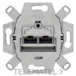 Toma doble RJ45 Cat.6E STP-Rutenbeck con referencia 5TG20262 de la marca BJC.