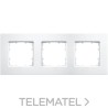 Marco triple Delta miro en blanco polar con referencia 5TG11130WH de la marca BJC.