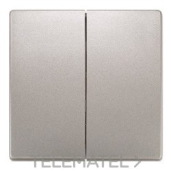Tecla doble style en platino metálico con referencia 5TG72701PM00 de la marca BJC.