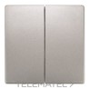 Tecla doble style en platino metálico con referencia 5TG72701PM00 de la marca BJC.