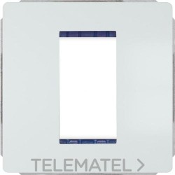 Adaptador 1 módulo style M-system en blanco polar con referencia 5TG13910WH de la marca BJC.