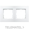 Marco doble Delta miro en blanco polar con referencia 5TG11120WH de la marca BJC.