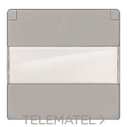 Tapa abatible Schuko Miro protección etiqueta en aluminio metálico con referencia 5UH10884AM01 de la marca BJC.