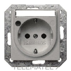 Tapa Schuko Miro protección etiqueta en aluminio con indicador de servicio con referencia 5UH10732AM11 de la marca BJC.