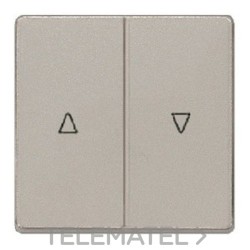 Tecla doble persiana Miro en aluminio con referencia 5TG62765AM00 de la marca BJC.