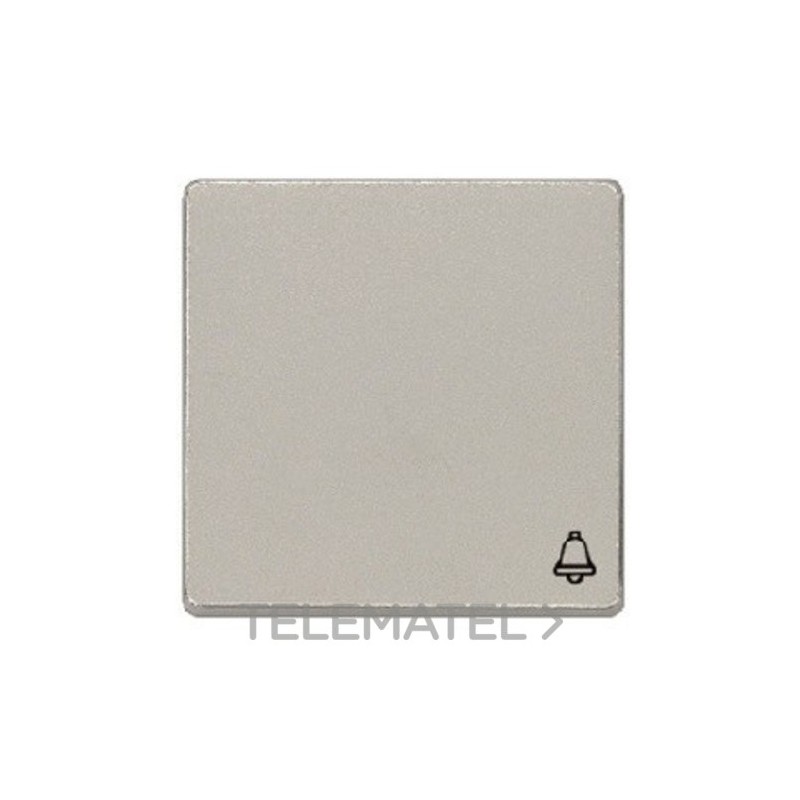 Tecla símbolo campana Miro en aluminio con referencia 5TG62705AM10 de la marca BJC.