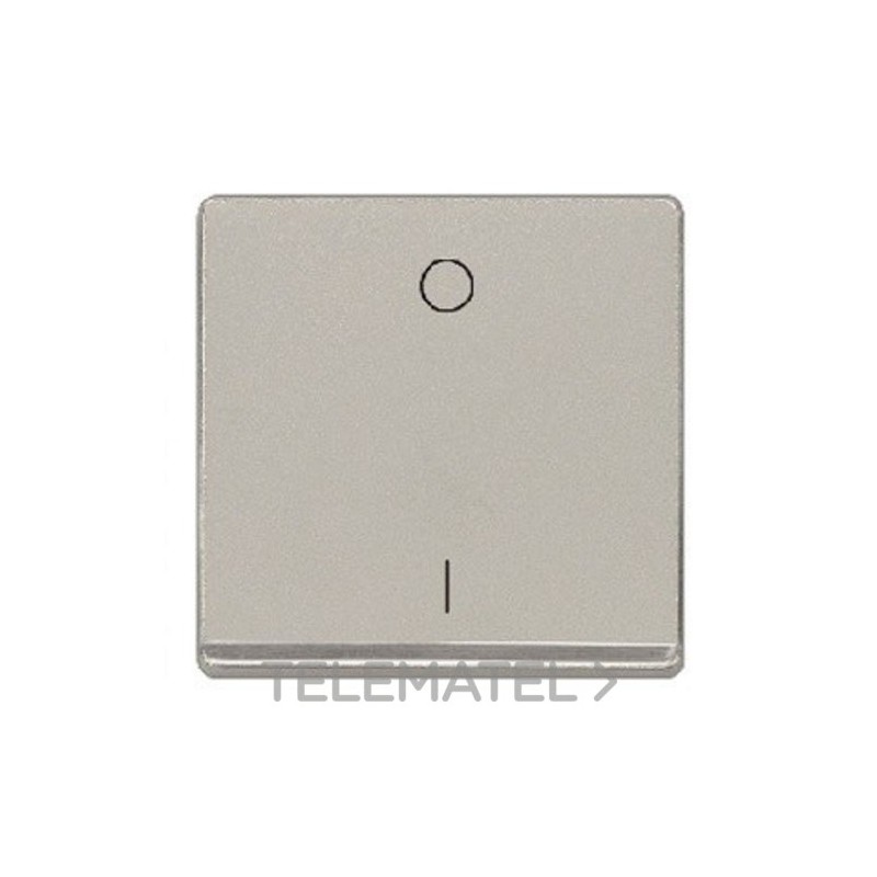 Tecla bipolar I/O Miro cromo en aluminio con referencia 5TG62705CA40 de la marca BJC.