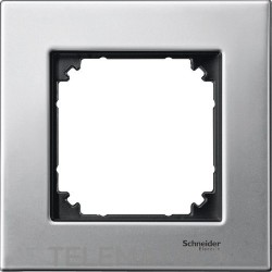 Marco Metal M-ELEGANCE con 1 elemento acero con referencia MTN403160 de la marca SCHNEIDER ELECTRIC.