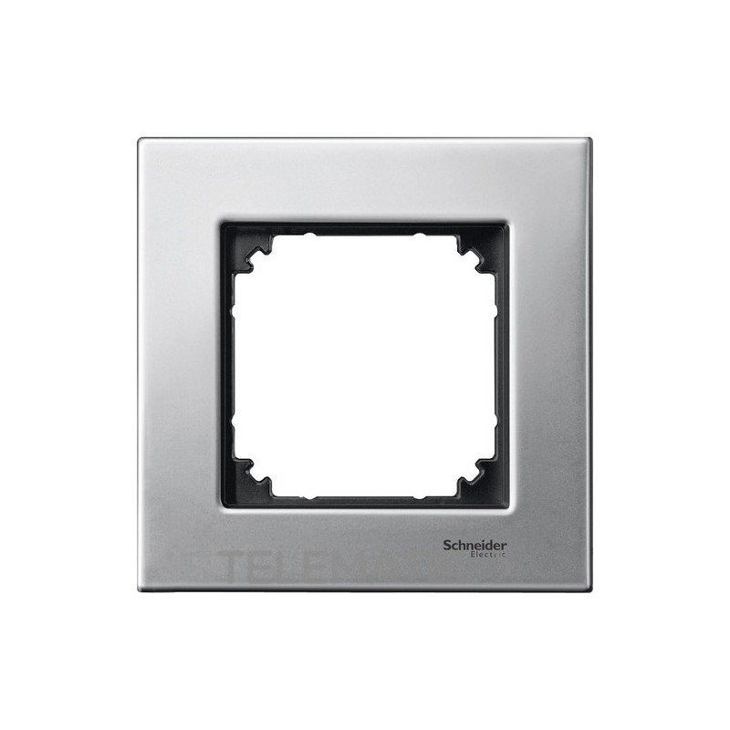 Marco Metal M-ELEGANCE con 1 elemento acero con referencia MTN403160 de la marca SCHNEIDER ELECTRIC.
