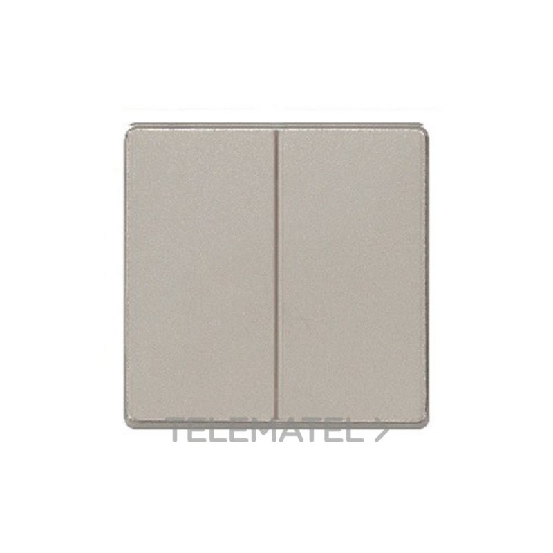 Tecla doble Miro en aluminio con referencia 5TG62701AM00 de la marca BJC.