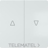 Tecla doble persiana Miro en blanco polar con referencia 5TG62765WH00 de la marca BJC.