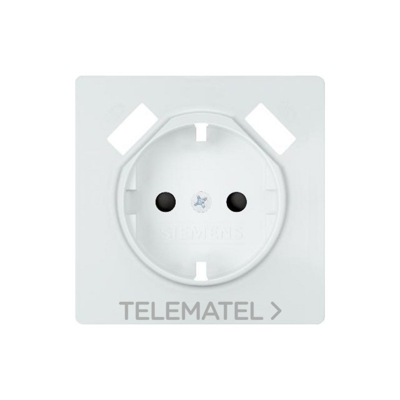 Tapa base enchufe seguridad 2 USB serie Style blanco polar con referencia 5UH12724WH30 de la marca BJC.