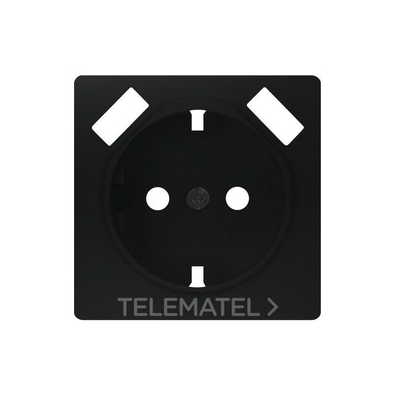 Tapa Schuko + USB MIRO negro mate con referencia 5UH10724SB30 de la marca BJC.
