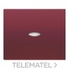 Tecla interruptor conmutador cruzamiento señal serie Iris en rojo rubí con referencia 18705-RRL de la marca BJC.
