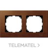 Marco Madera M-ELEGANCE con 2 elementos cerezo con referencia MTN4052-3472 de la marca SCHNEIDER ELECTRIC.