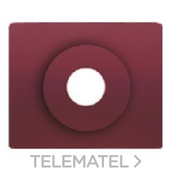 Tapa toma altavoz interruptor llave de la serie Iris en rojo rubí con referencia 18763-RR de la marca BJC.