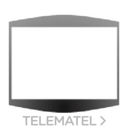 Embellecedor intermedio serie Coral recubrimiento metálico en níquel mate con referencia 21600-NIM de la marca BJC.