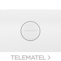 Tapa con tapón cortacircuito serie Coral en blanco con referencia 21728 de la marca BJC.