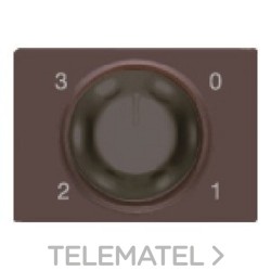 Tapa y botón conmutador rotativo serie Coral en gris lava con referencia 21796-GL de la marca BJC.