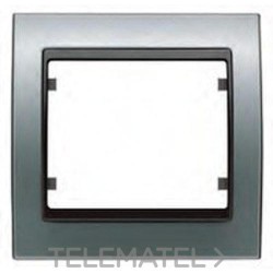 Marco 3 elementos horizontal en zamak serie Mega en aluminio fusión cosso con referencia 22003-AFC de la marca BJC.