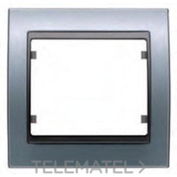 Marco 3 elementos horizontal en zamak serie Mega en aluminio prusia con referencia 22003-AP de la marca BJC.
