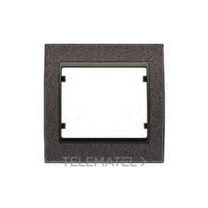 Marco 4 elementos horizontal en zamak serie Mega en marrón mocca cosso con referencia 22004-MMC de la marca BJC.