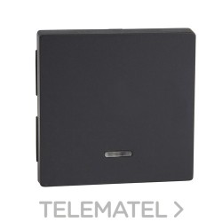 Tecla simple con visor ELEGANCE antracita con referencia MTN431014 de la marca SCHNEIDER ELECTRIC.