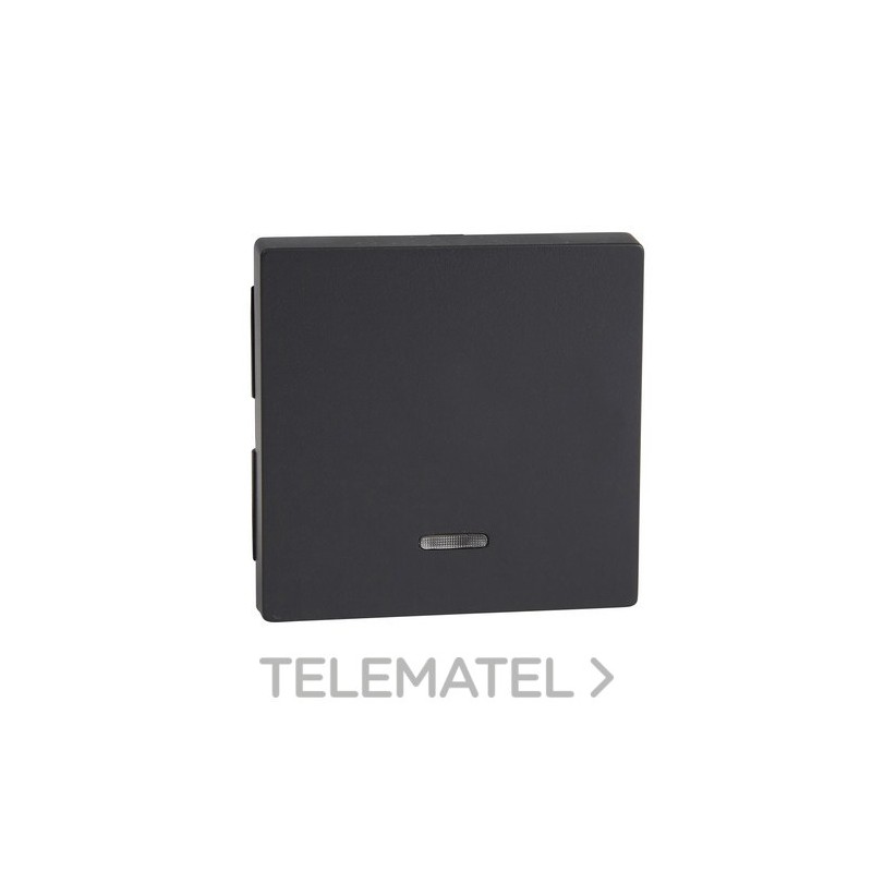 Tecla simple con visor ELEGANCE antracita con referencia MTN431014 de la marca SCHNEIDER ELECTRIC.