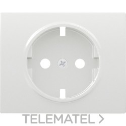 Tapa base seguridad enchufe serie Iris en blanco con referencia 18724 de la marca BJC.