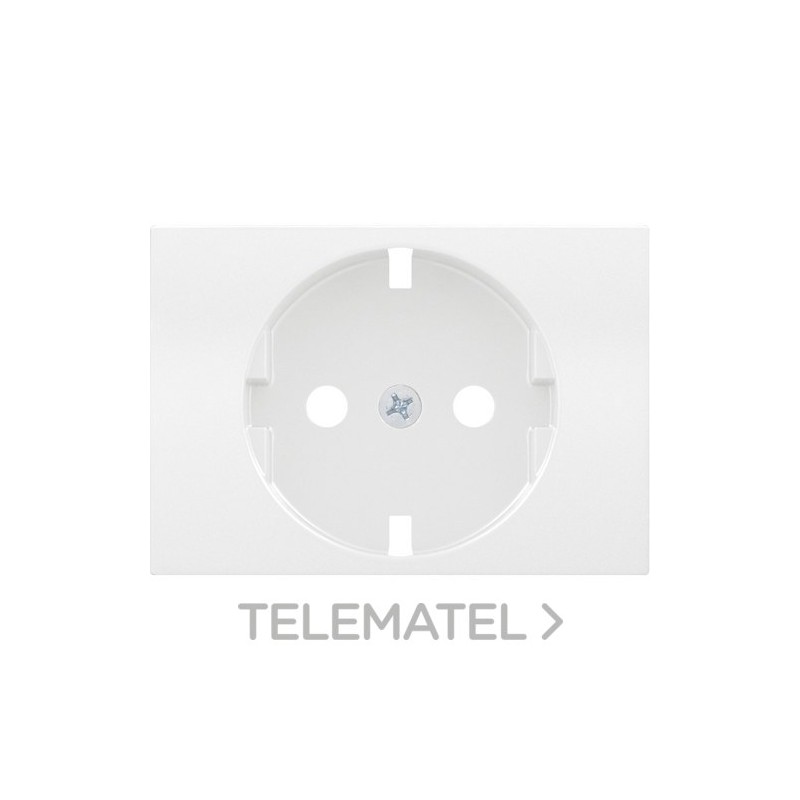 Tapa base enchufe seguridad serie Coral en blanco con referencia 21724 de la marca BJC.