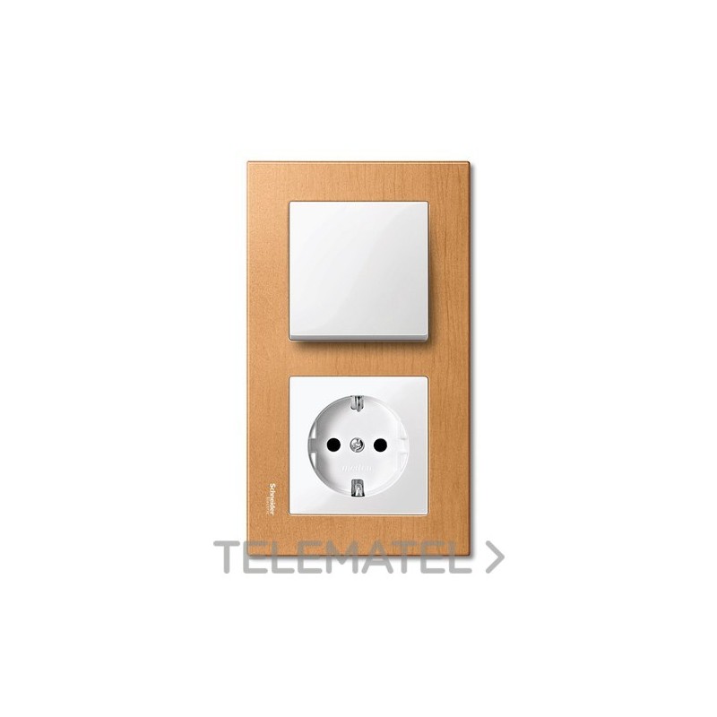 Tecla simple ELEGANCE blanco con referencia MTN432119 de la marca SCHNEIDER ELECTRIC.