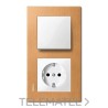 Tecla simple ELEGANCE blanco con referencia MTN432119 de la marca SCHNEIDER ELECTRIC.