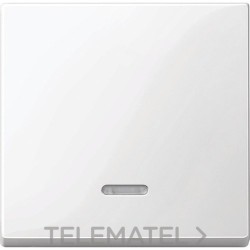 Tecla simple con visor ELEGANCE blanco con referencia MTN436019 de la marca SCHNEIDER ELECTRIC.