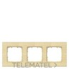 Marco triple Delta miro en madera arce con referencia 5TG11033 de la marca BJC.