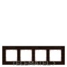 Marco cuádruple Delta miro en madera wenge con referencia 5TG11040 de la marca BJC.