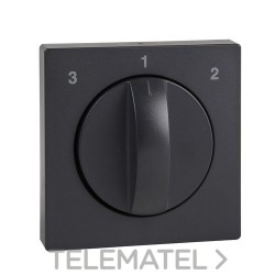Tapa interruptor ventilador ELEGANCE antracita con referencia MTN437114 de la marca SCHNEIDER ELECTRIC.