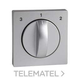 Tapa interruptor ventilador ELEGANCE aluminio con referencia MTN437160 de la marca SCHNEIDER ELECTRIC.
