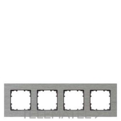 Marco cuádruple Delta miro 303x90mm en aluminio con referencia 5TG11240 de la marca BJC.