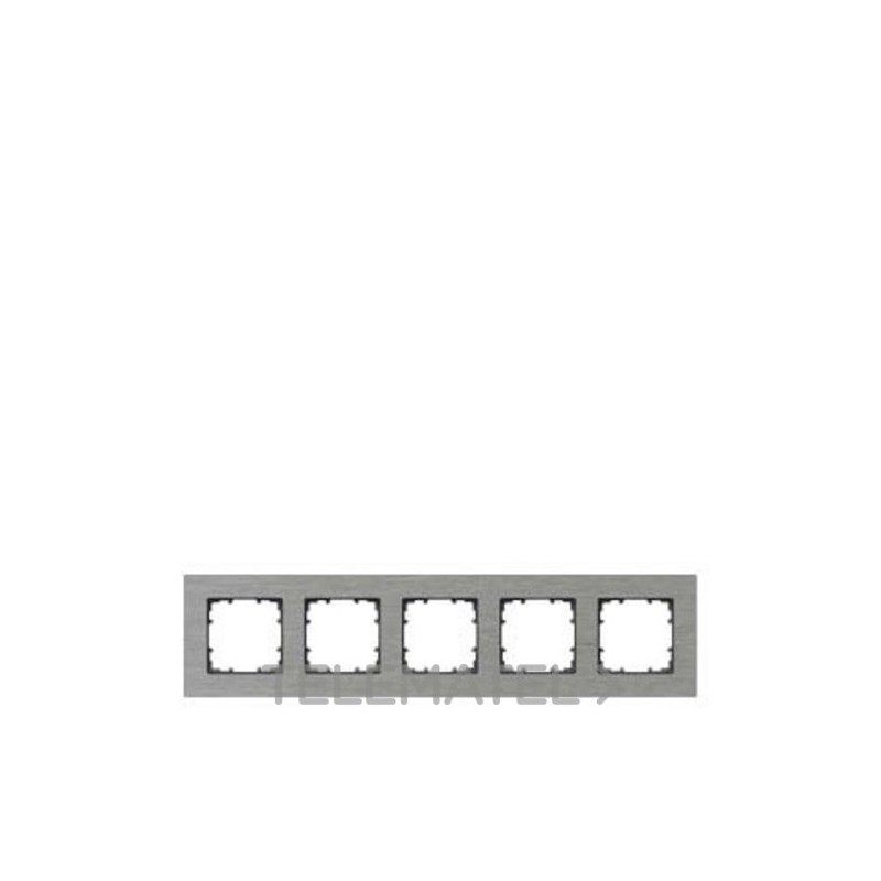 Marco quíntuple Delta miro 374x90mm en aluminio con referencia 5TG11250 de la marca BJC.