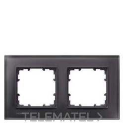 Marco doble Delta miro 161x90mm en negro con referencia 5TG12022 de la marca BJC.
