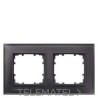 Marco doble Delta miro 161x90mm en negro con referencia 5TG12022 de la marca BJC.
