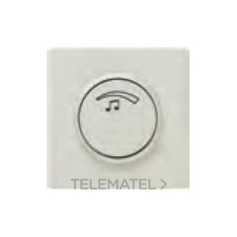 Placa aparato control empotrar con diámetro 22,5 Delta style en platino con referencia 5TG13331 de la marca BJC.