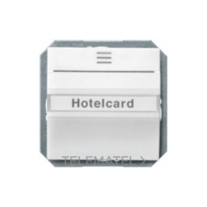 Tarjetero de hotel Delta i-system instabus EIB en blanco eléctrico con referencia 5TG4824 de la marca BJC.
