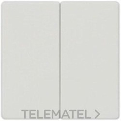 Tecla doble instabus EIB en blanco titán con referencia 5TG6205 de la marca BJC.